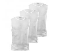 GripGrab - Ultralight Sleeveless Mesh Baselayer 3-Pack - Maglia funzionale L grigio/bianco