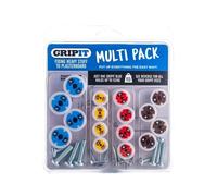 Gripit - Confezione multipla di fissaggi per cartongesso, 16 pezzi,