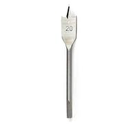 GripIt GFLATBIT20 20 mm-Punta da trapano piatta, colore: grigio