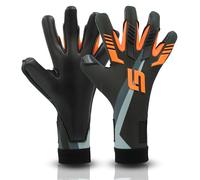 GRIPMODE Guanti da portiere da uomo Gravity Hybrid 2.0 - guanti portiere calcio a superficie di presa estesa e materiale superiore ultraleggero - guanti calcio Griptec® interno in latex - taglia 10
