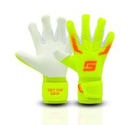 GRIPMODE Guanti da portiere per bambini Venom Junior 2.0 - Guanti da portiere con ampia superficie di cattura - Guanti da portiere da calcio con lattice Griptec da 3 mm per una presa aggiuntiva