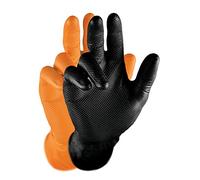grippaz guanti di nitrile (50 pezzi) | S-XXL | guanti da lavoro esenti da lattice estremamente robusto e antiscivolo | ideale per laboratori, meccanismo & INDUSTRIE