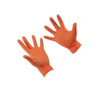 Grippaz Xlarge Arancione Nitrile Guanti Scatola -50 Pezzi / 25 Paia - Connect