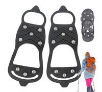 Gripper Spikes per, di ghiaccio per stivali - 2 chiodi per racchette da neve anticaduta | Con 8 borchie per il freddo punte per ghiaccio indossare ramponi a prova di caduta