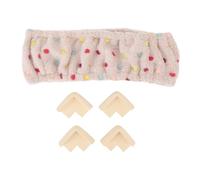 Gripper Strip Frame Cover Thick Protective Flannel Lid for Rug Hooking Punch Needle Sewing Accessories Home Use 25 x 25cm 1 Set (Type 1 Light Khaki)