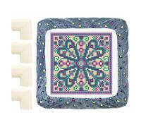 Gripper Strip Frames - 15.7*15.7in Tufting Frame | Rug Hooking Embroidery Hoop, Embroidery Hoop Cover, Strip Frame With 4 Foam Anti Collision Corners Frames Square Round Cover
