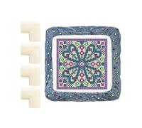 Gripper Strip Frames - 15.7*15.7in Tufting Frame | Rug Hooking Embroidery Hoop, Embroidery Hoop Cover, Strip Frame With 4 Foam Anti Collision Corners Frames Square Round Cover