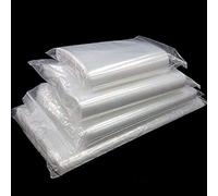 GRIPWELL® 100 sacchetti ermetici riutilizzabili in plastica trasparente con cerniera richiudibile e resistente, confezione in polietilene per conservare alimenti gioielli