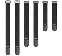 GripZz Cinturini Elastici con Chiusure a Strappo, 3 Misure (61/46/30cm x 5cm), Organizzatore di Cavi e Attrezzi per Casa, Officina e Garage