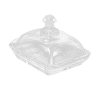 GRIRIW 1 set Portaburro Vetro Trasparente con Contenitore Riutilizzabile per Cucina e Ristoranti