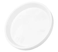GRIRIW 10 Pezzi Sottovaso per Fioriera in Pp Bianco, Piatto, Antiscivolo