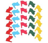 GRIRIW 100 Pezzi riquadro del tag bandiera adesivi adesivo per frigorifero premi in classe magneti motivazionali Insegnamento di magneti magnete da frigorifero