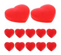 GRIRIW 12 Pezzi di smorzatori di per Racchette da Tennis, in Silicone a Forma di Cuore, ammortizzatori per Corde di Racchette per Giocatori di Tennis