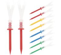 GRIRIW 16 Pezzi Tee da Golf in Plastica e Design Antifrizione per Tiri Lunghi e Precisi Resistente Oltre Colpi per Allenamento e Gara Colore Casuale