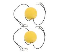 GRIRIW 2 Pezzi Boa Galleggiante per Yacht e Ancora in PVC Giallo con Corda Resistente, per e Pesca, Galleggiante e Stabile