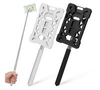 GRIRIW 2 Pezzi Porta Carte Telescopico in Plastica per Carte Pedaggio e Accesso Parcheggio, Asta Estensibile per Facile Ritiro Carta in Aree Residenziali e Parcheggi
