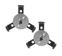 GRIRIW 2 Set Porta Casco da Rugby in Alluminio Nero Design Salvaspazio e Montaggio Nascosto, Supporto da Parete per Esposizione Caschi da Calcio in Collezioni Sportive