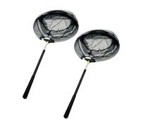 GRIRIW 2 Set Rete Pieghevole con Asta Telescopica Regolabile per Inossidabile per Attività e Facile Trasportare e Conservare