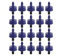 GRIRIW 20 Pezzi Gocciolatore Autocompensante 4l/h in Plastica | Struttura a Labirinto Autopulente, Anti Gocciolamento Dopo Arresto, per Linee a Goccia Orto e Giardino