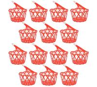 GRIRIW 20Set Cesti in Rete Riutilizzabili per Uova e Prodotti Freschi Borsa in Mesh Resistente per Frutta Verdura e Frutti di Mare per Spesa e Conservazione in Supermercati e Aziende