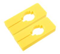 GRIRIW 25 Pezzi Divisori per Armadio Gialli in Plastica, Quadrati per | Apertura Scanalata, Superficie Liscia da Scrivere, Fissaggio Sicuro, per Ordinare Capi Praticità