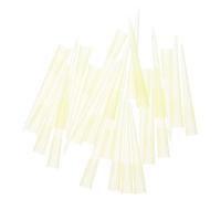 GRIRIW 25 Pezzi Testine Dosatrici per Colla in Plastica Gialla con Ago per Dispensing Adesivo ad Alta Viscosità per Industria Chimica e Sperimentazioni