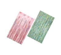 GRIRIW 2pezzi Tende Decorative Pasquali Da Decorazione Unica Per Feste Di Pasqua Tende Pioggia Per Ristoranti e Eventi Compatte