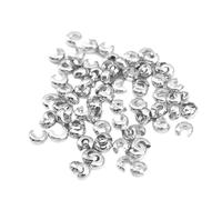 GRIRIW 300 Pezzi Perline di Posizione in Ferro Argento per Creazione di Gioielli, Accessori per Collane e Amuleti, per Progetti Fai da Te e Riparazioni