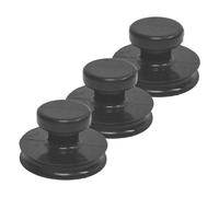 GRIRIW 3pezzi Ventose Per Campane Tibetane in Gomma Design Pratico Forte Potenza Di Aspirazione Facile Da Installare e Usare Adatto Per Campane e Tibetane