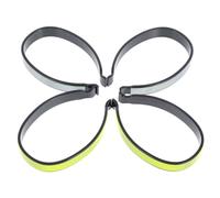 GRIRIW 4 Clip Pantaloni Riflettenti per Fasce Caviglia Elastiche Regolabili Ad Alta visibilità per Sicurezza Notturna Accessori Outdoor per Mountain Bike