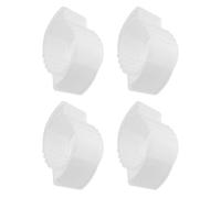 GRIRIW 4 Pezzi Coprimaniglia Luminoso in Silicone Antiscivolo per Pomello | Superficie Testurizzata, Guida Visibile al Buio, per Mani e Articolazioni