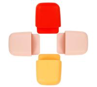 GRIRIW 4 Pezzi Supporto Muro per Telecomandi Came in Abs Rosso Base Stabile, Porta Telecomandi da Parete per Festa Estiva e Risparmio Spazio