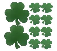 GRIRIW 40 Pezzi Pz Decorazioni Shamrock per Lavagna Scolastica Biglietti Scritti Mano per La Festa San Patrizio per Tavolo e Decorazioni Irlandesi