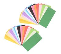 GRIRIW 50 Pezzi Buste in Carta Colore Assortito per Contanti Budget Organizzatore Portatile per Ufficio e Risparmio Design per Distinguere gli Oggetti Colore Casuale