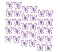 GRIRIW 60 Farfalle Decorative e Metallo Leggero, 3D e Creative per Decorazioni Festa e Scrapbooking, Adatte Come Decori Muro Vivaci e Originali