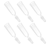 GRIRIW 6pcs Applicatori Trasparenti per Fiale 2ml, Tappi e Beccucci Dosatori per Ampolle, Accessori Pratici per Dispensing Liquidi in Laboratorio e Casa