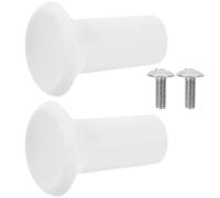 GRIRIW Accessori per Pegboard 2pezzi in Plastico Bianco per Garage e Sistemazione degli Oggetti con Ganci Resistenti
