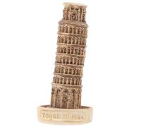 GRIRIW Architecture Decor Resina Modellino Torre di Pisa Scultura da Scrivania per Casa e Ufficio, Idea Regalo Souvenir