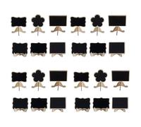 GRIRIW Bacheca per esterno 25 pezzi lavagnette monofacciali in density board per segnali e decorazioni domestiche