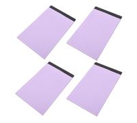 GRIRIW Blocco Note Legale Porpora 4 Pezzi Carta Multifunzione Facile da Scrivere Design Semplice per Ufficio Studenti e Viaggiatori