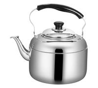 GRIRIW Bollitore Sonoro in Acciaio Inossidabile da Cucina con Segnalatore Acustico, Bollitore per Riscaldamento Acqua e Tè, Pentola con Suoneria per Fornelli a Gas e Piani Cottura