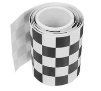 GRIRIW Bordi per Bacheca a Scacchi Nero Bianco Adesivi in Rotolo per Decorazioni Classroom Bordi Espositivi per Aule Facili da Applicare Rifiniture Adesive per Lavagne e Poster 76