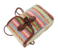 GRIRIW Borsa da Spiaggia Stile Coreano Grande Capacità e Interno Spazioso in Paglia Intrecciata per Donna per Festa Estiva e Uscite al Mare