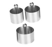 GRIRIW Coppapasta Pressa in Acciaio Inossidabile per Uso Cucina, Stampo Rotondo per Dolci e Piatti Freddi, Set Facile da Usare per Pasticceria e Riso