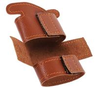GRIRIW Custodia Protettiva in Cuoio Marrone per Pistoni Tromba, Facile da Installare e Rimuovere, Protezione Resistente per Accessori Strumenti Musicali