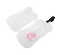 GRIRIW Dispenser per Salviette Umidificate in Plastica Portatile Grande Capacità in Pp e Silicone, Contenitore Riutilizzabile per Viaggio e Uso Outdoor