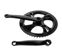 GRIRIW Guarnitura per Bicicletta Mountain Bike Denti in Ferro Pedivella Singola Resistente Antiscivolo per Bici Adatta Bici Leggerissime e Singola velocità