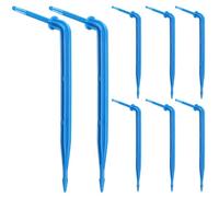 GRIRIW Kit 100 Pezzi Picchetti per Irrigazione a Goccia Automatici in Plastica Blu per Piante da Interno e Vaso, Mantiene Terreno Umido in Modo Ottimale