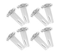 GRIRIW Kit 8 Pezzi Inserti per Ruote in Ferro Cappuccio Argento, Manicotti Lunghi per Aste, Accessori per Mobili di Vari Stili e Uso Durevole