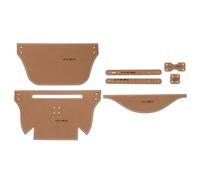GRIRIW Leather Craft Template, Sample Plate in Carta Kraft Marrone, Fori sui Bordi, Superficie Liscia Senza Bave, per Borsa a Tracolla e Borsa a Cassapanca Fai da Te